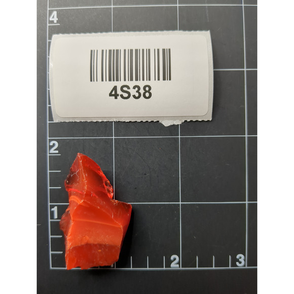 Amberina and Ruby Swirl Slag Art Glass Cullet #4S38 - Picture 6 of 6